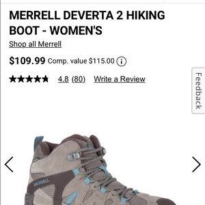 Merrell Deverta 2 Hiking Boots